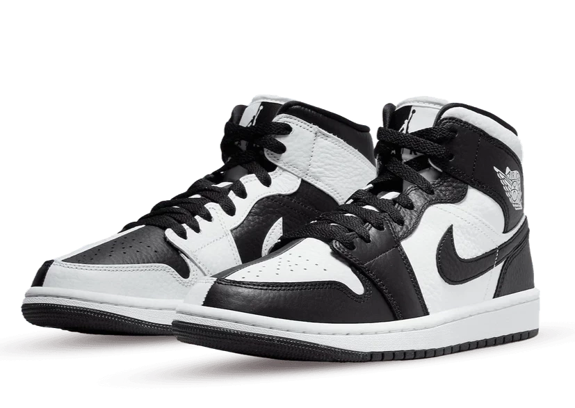 Jordan 1 Mid Split Black White (W)