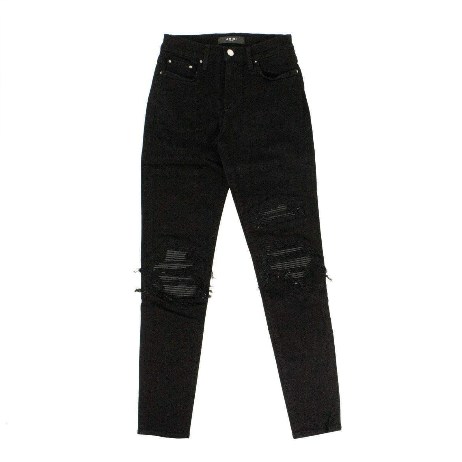 MX1 Leather Jean Black