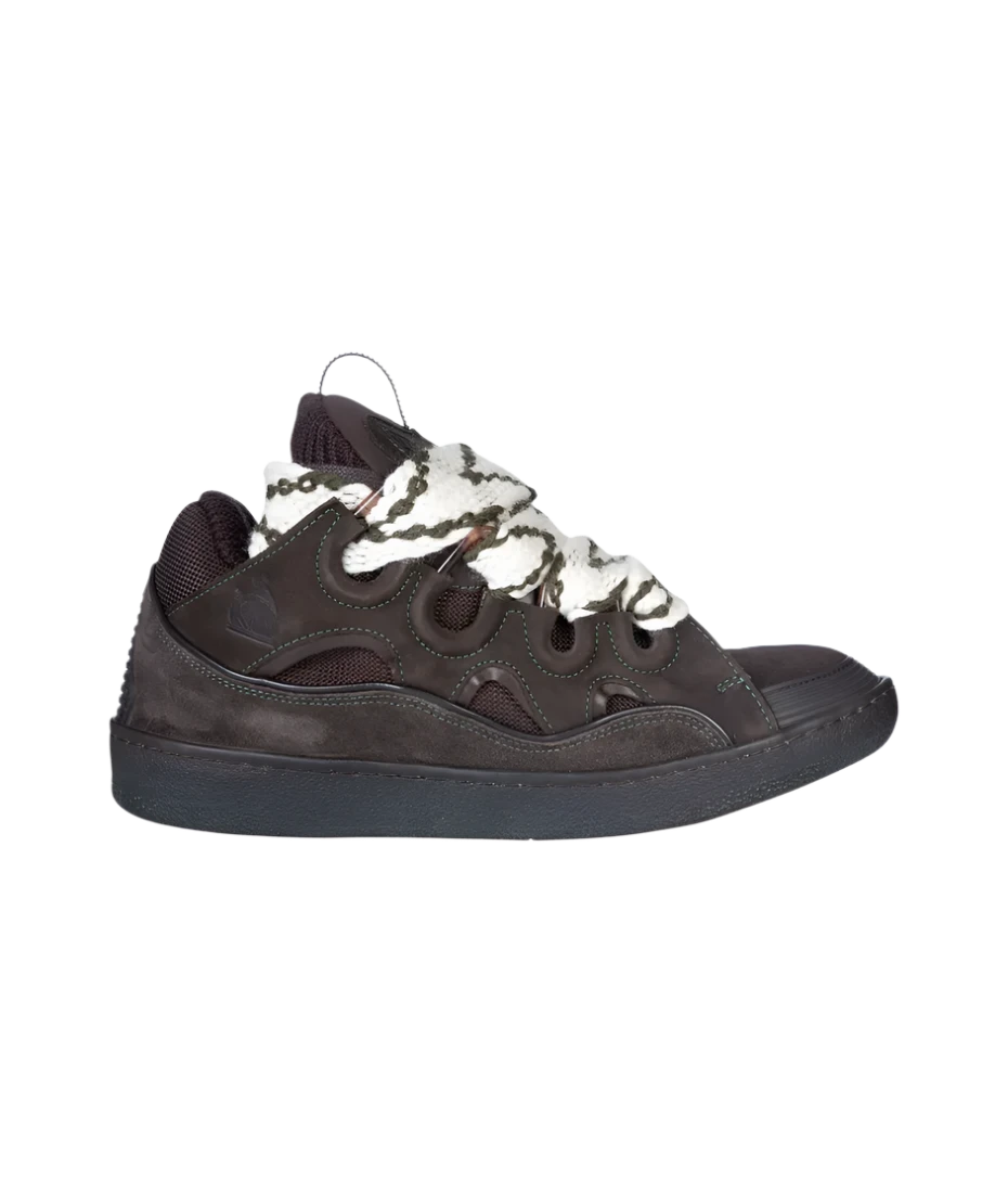 Lanvin Curb Sneaker Brown/White