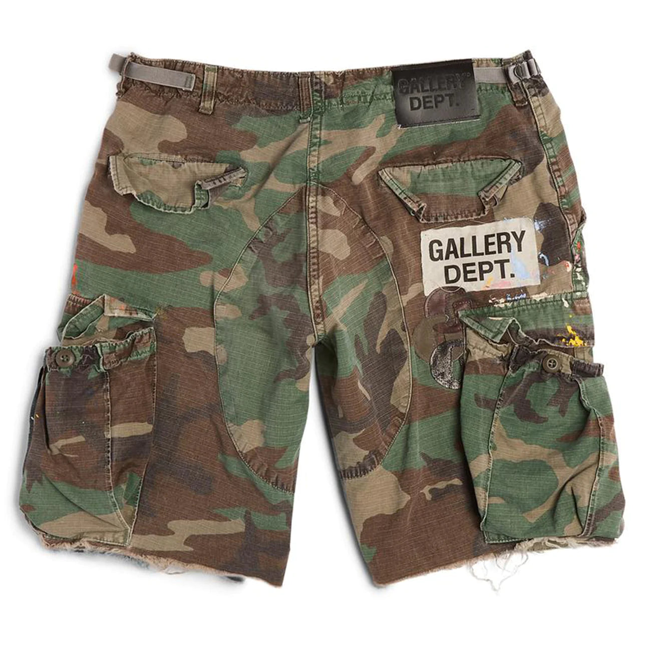 G Patch Cargo Shorts Woodland Camo