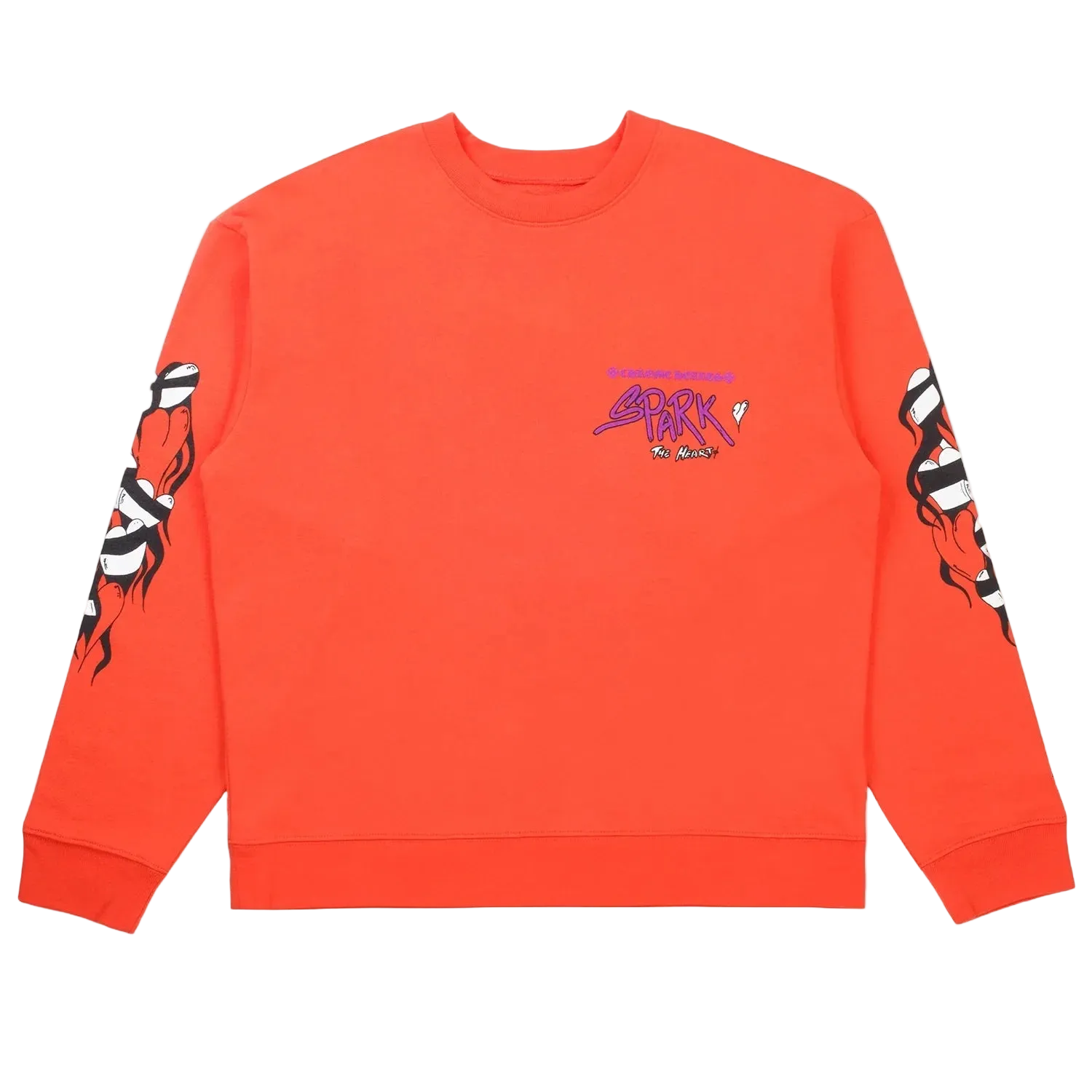 Matty Boy Sadistic Lipstick Crewneck Red