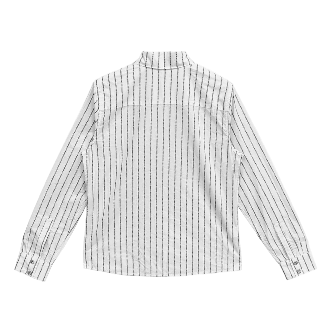 Loose Ends White & Black CH Pin Stripe Shirt