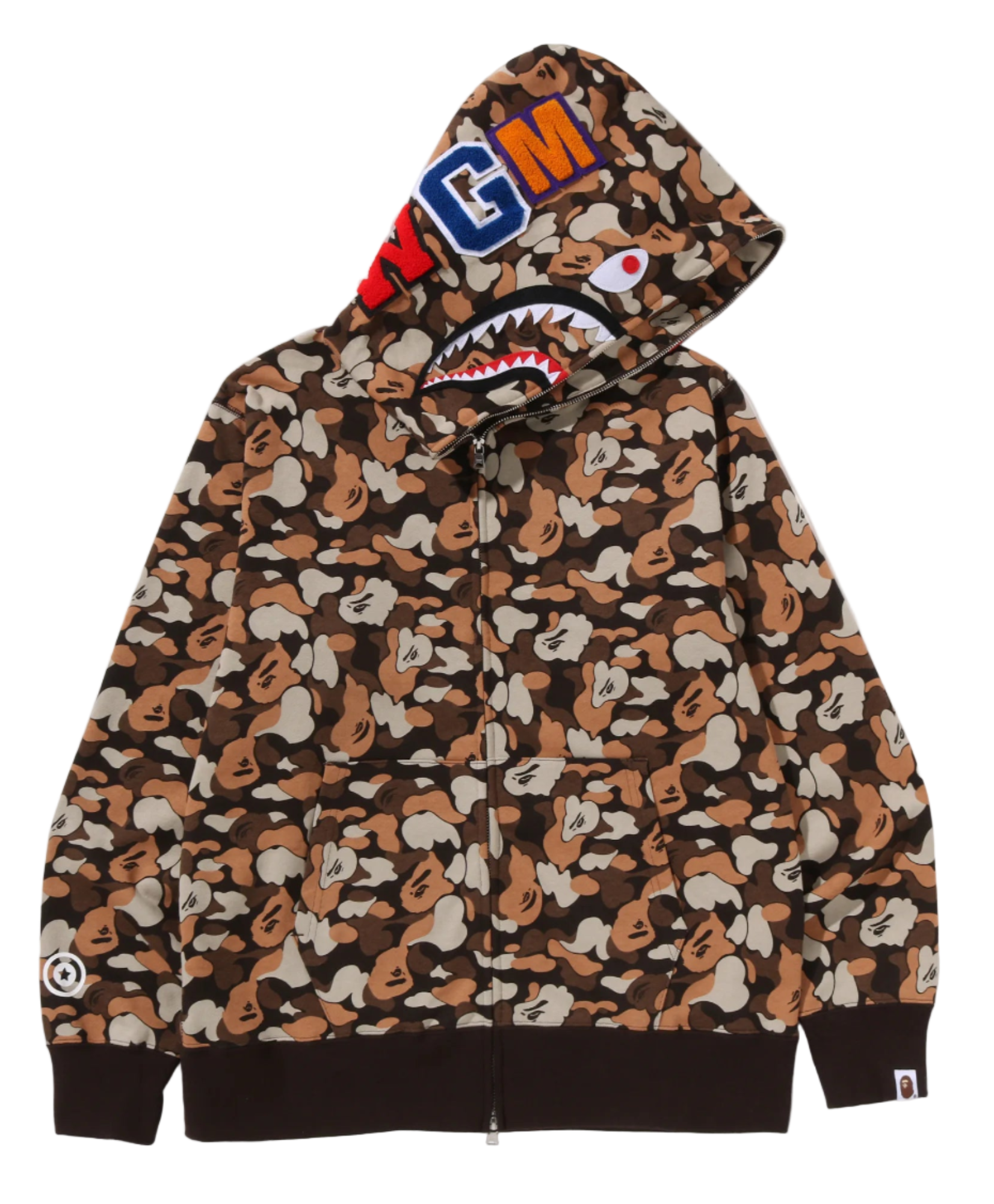 Think 1st Anniversary Shark Camo Full Zip Hoodie