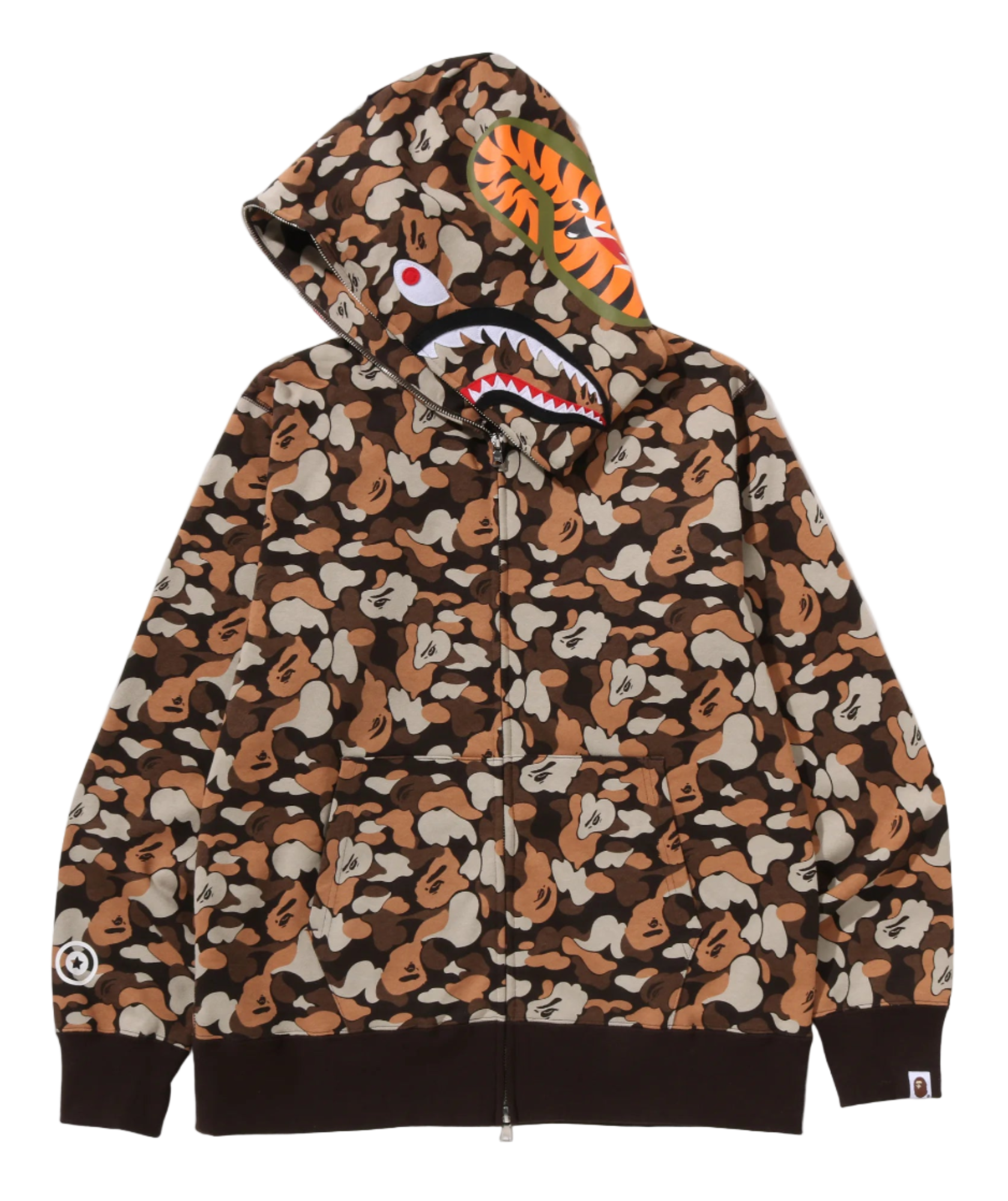 Think 1st Anniversary Shark Camo Full Zip Hoodie
