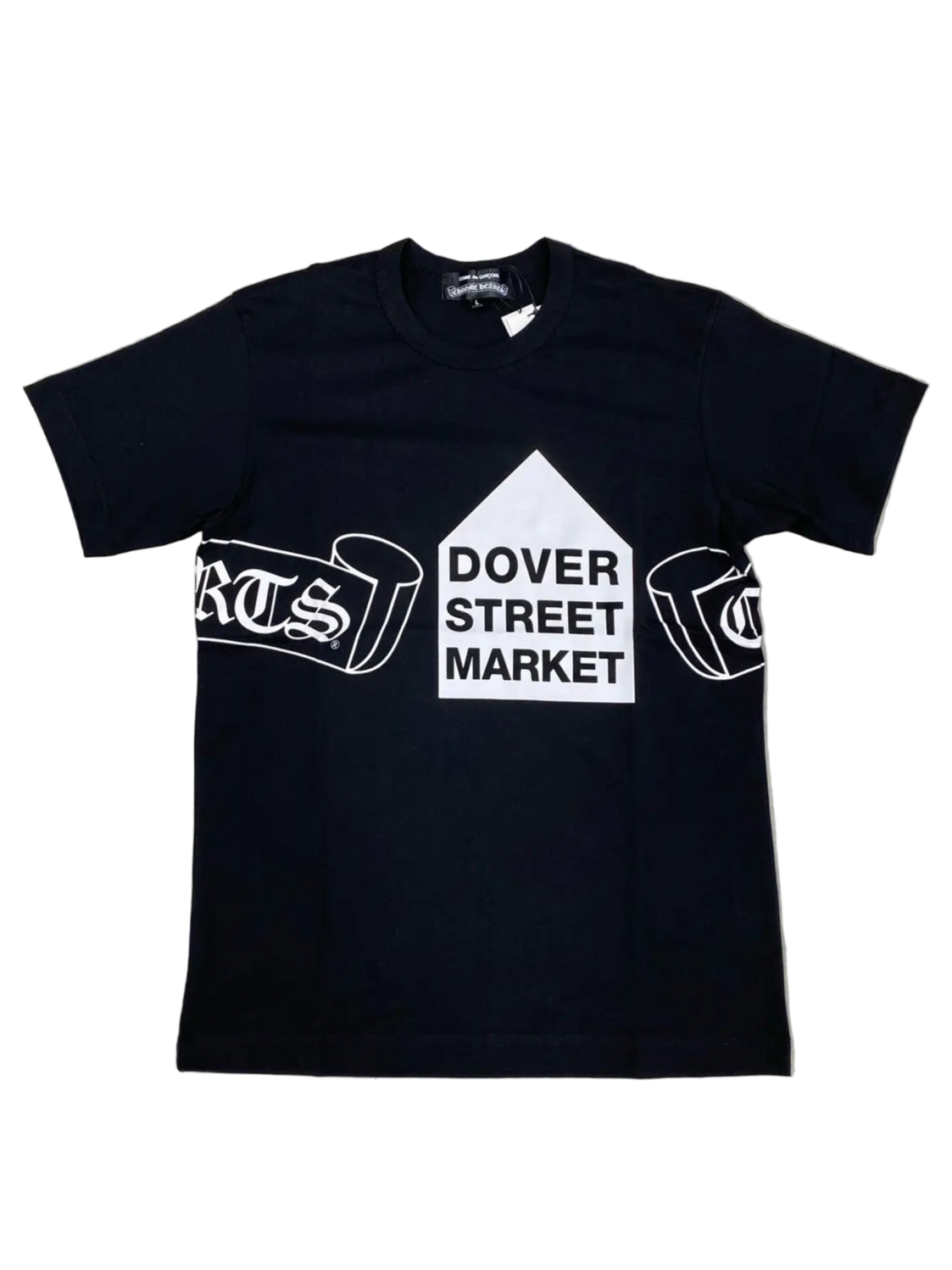 CDG x DSM Black Scroll Tee