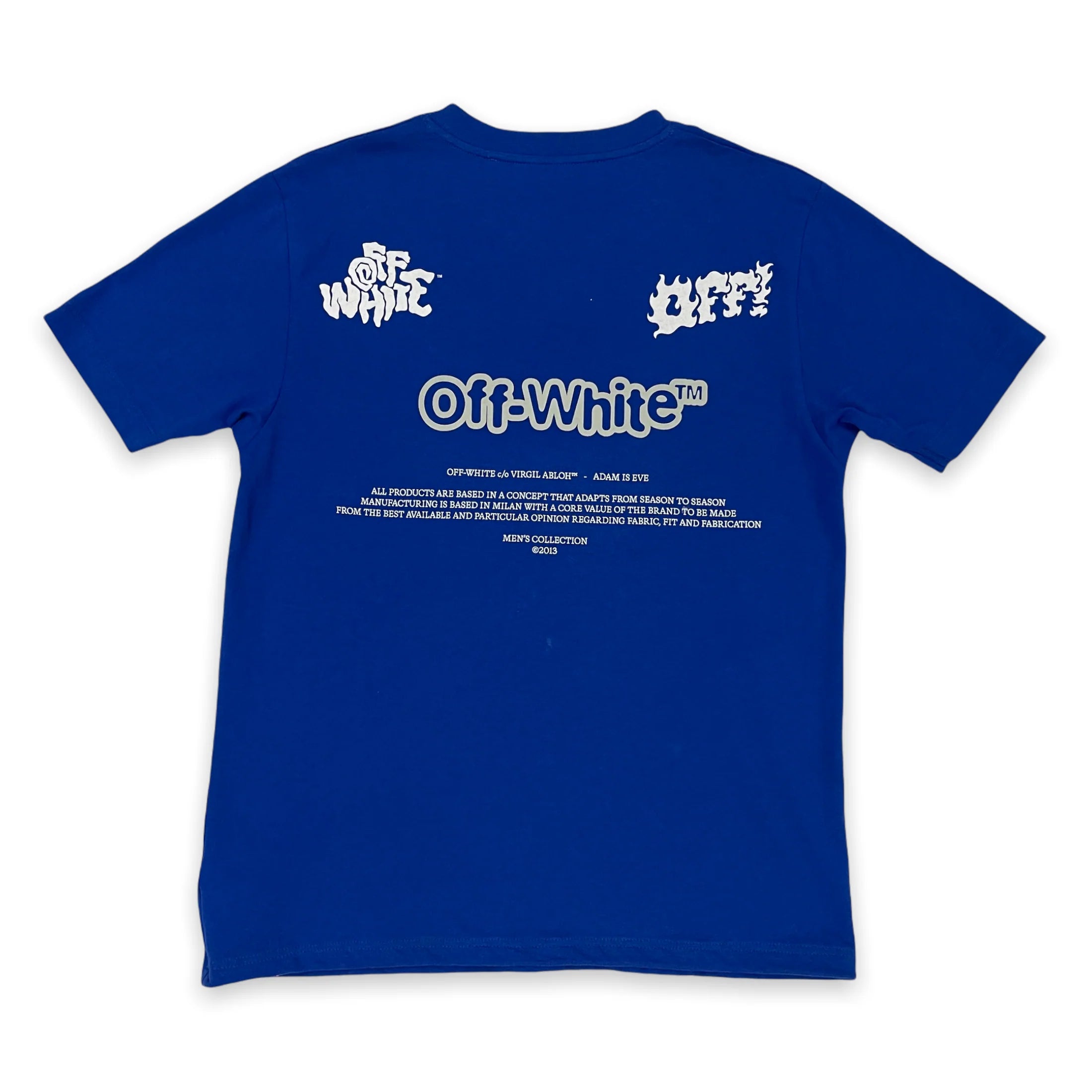 Off-White Adam is Eve T-Shirt Blue