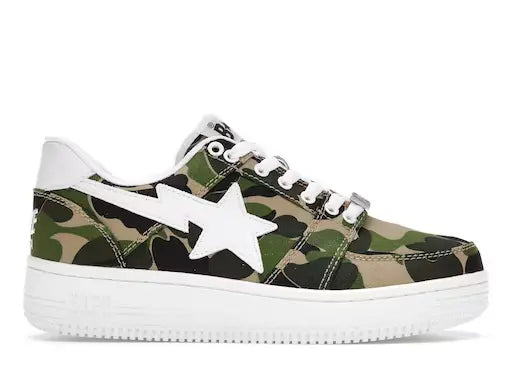 A Bathing Ape Bape Sta Low ABC Camo 20th Anniversary Green