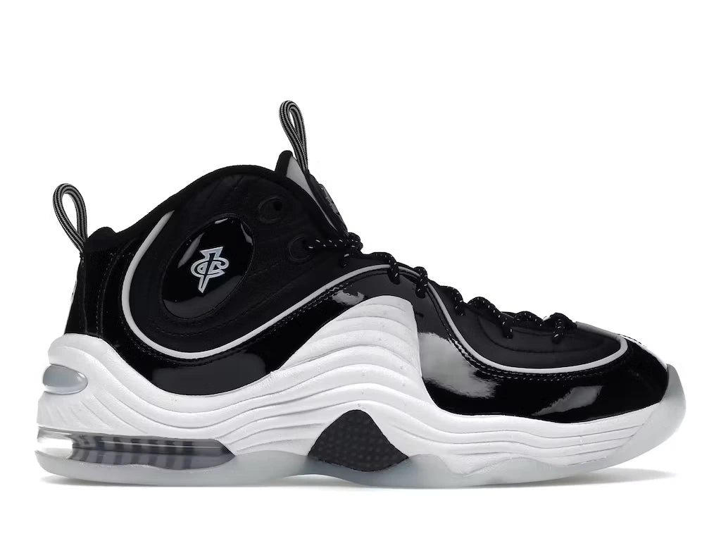 Air Penny 2 Black Patent Football Grey