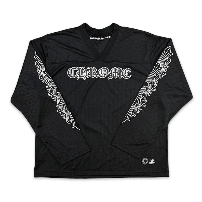 Sports Mesh Warm Up Jersey Black