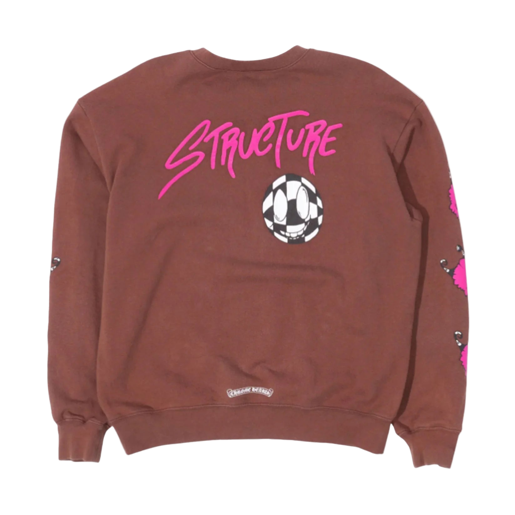 Matty Boy Structure Crewneck Sweater Brown