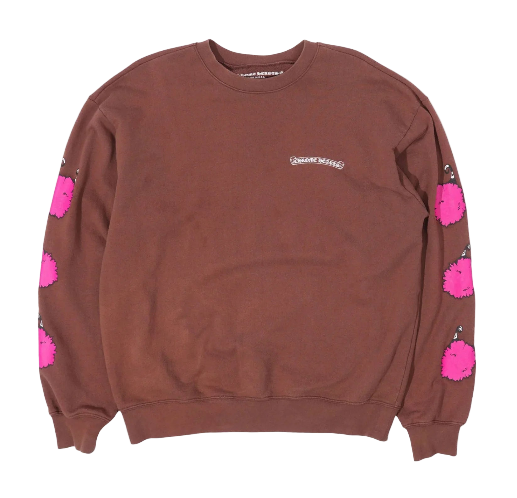 Matty Boy Structure Crewneck Sweater Brown