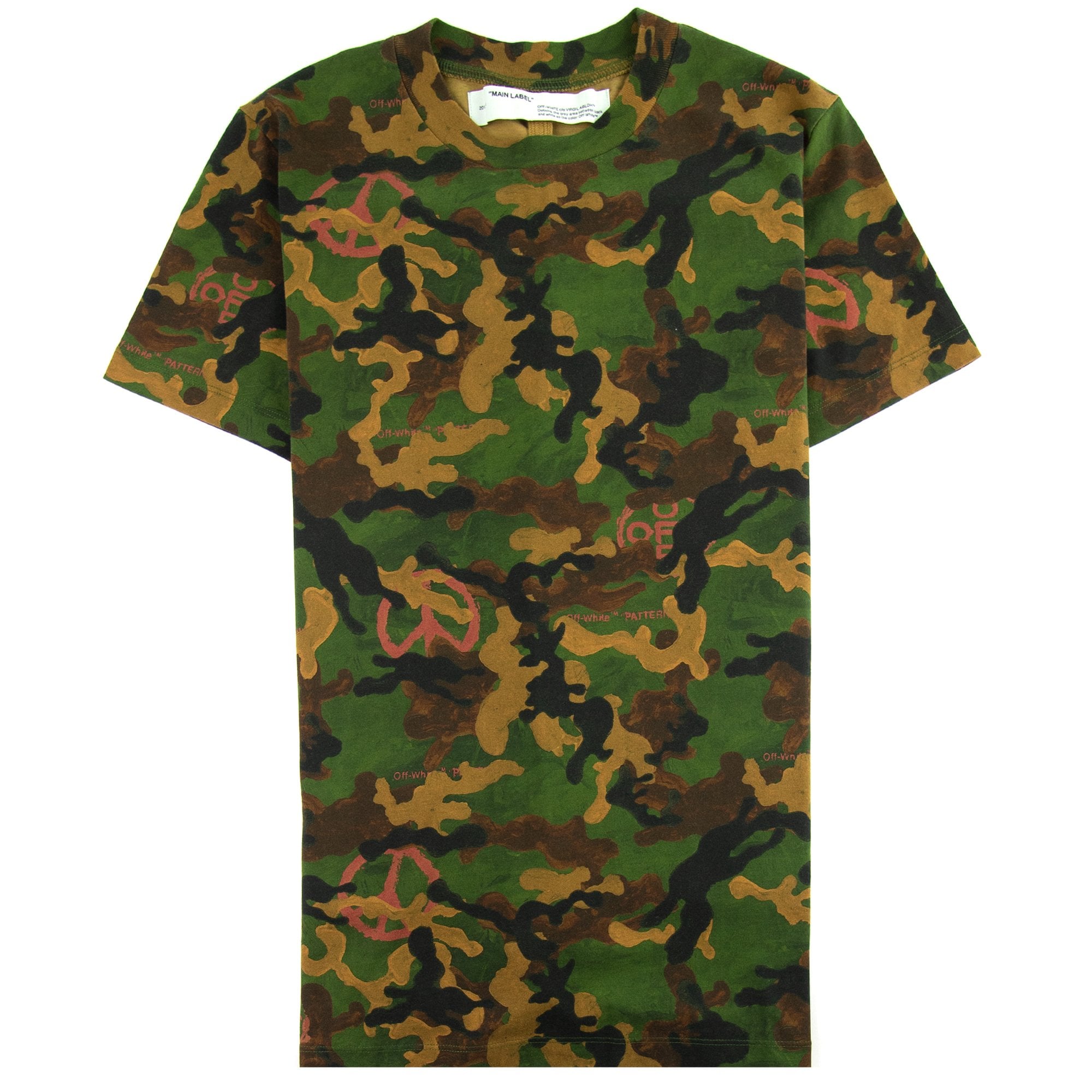 Off-White Acrylic Camo T-Shirt