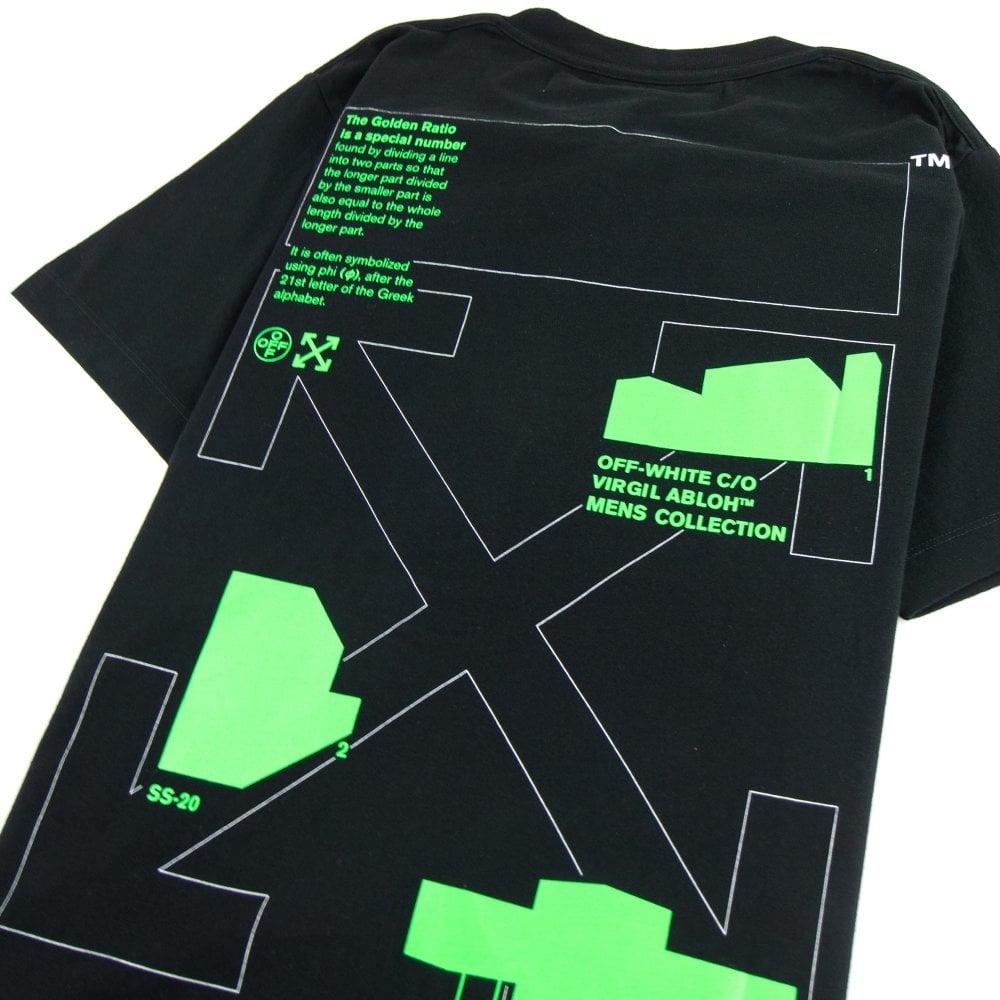 Off-White Arch Shapes T-shirt Black/Green