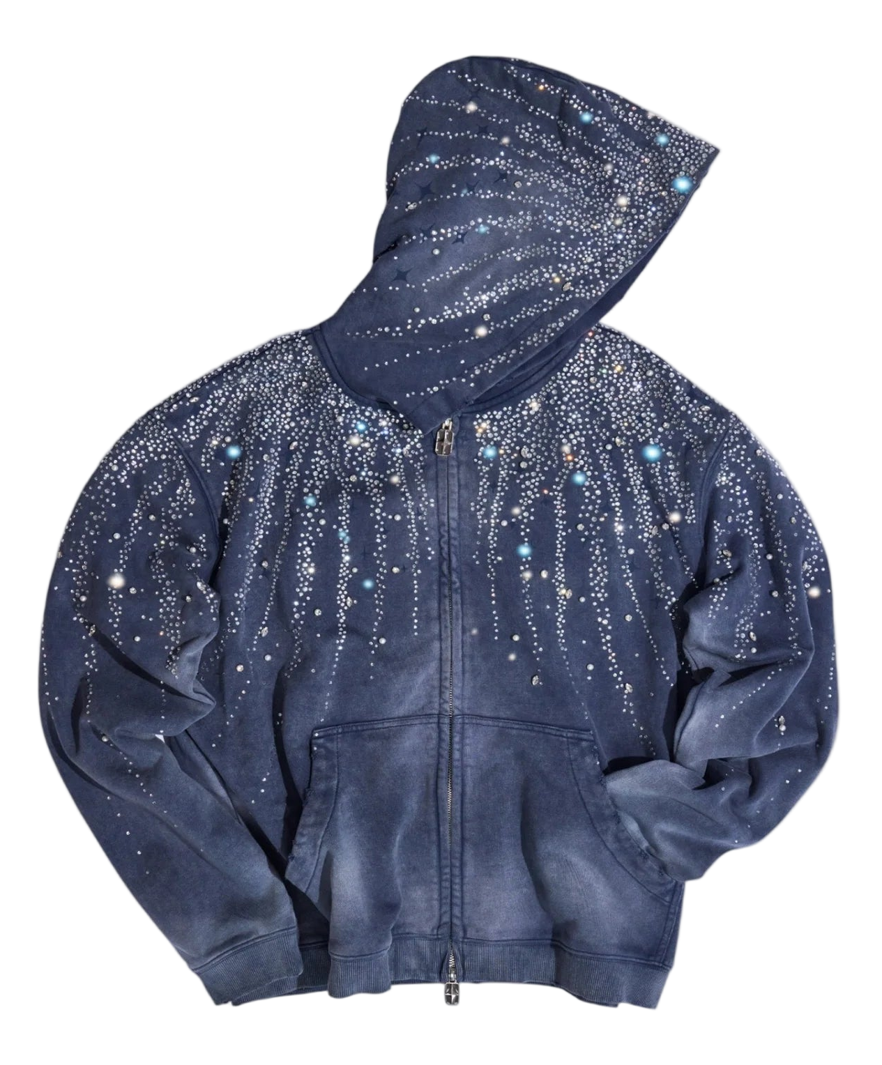 20k Steller Diamond Hoodie Navy