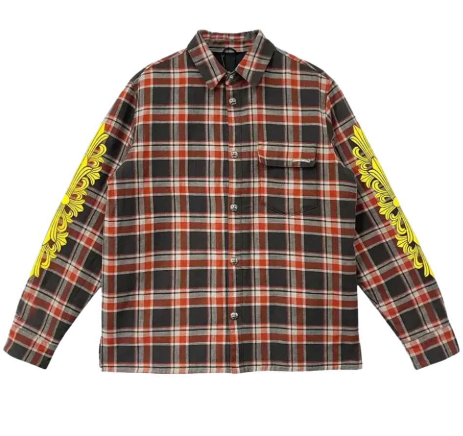 Padded Floral Flannel Work Jacket