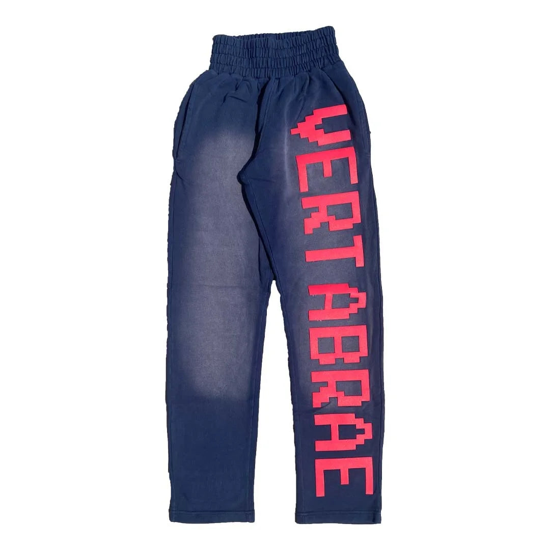 Washed C-2 Sweatpants Navy/Red
