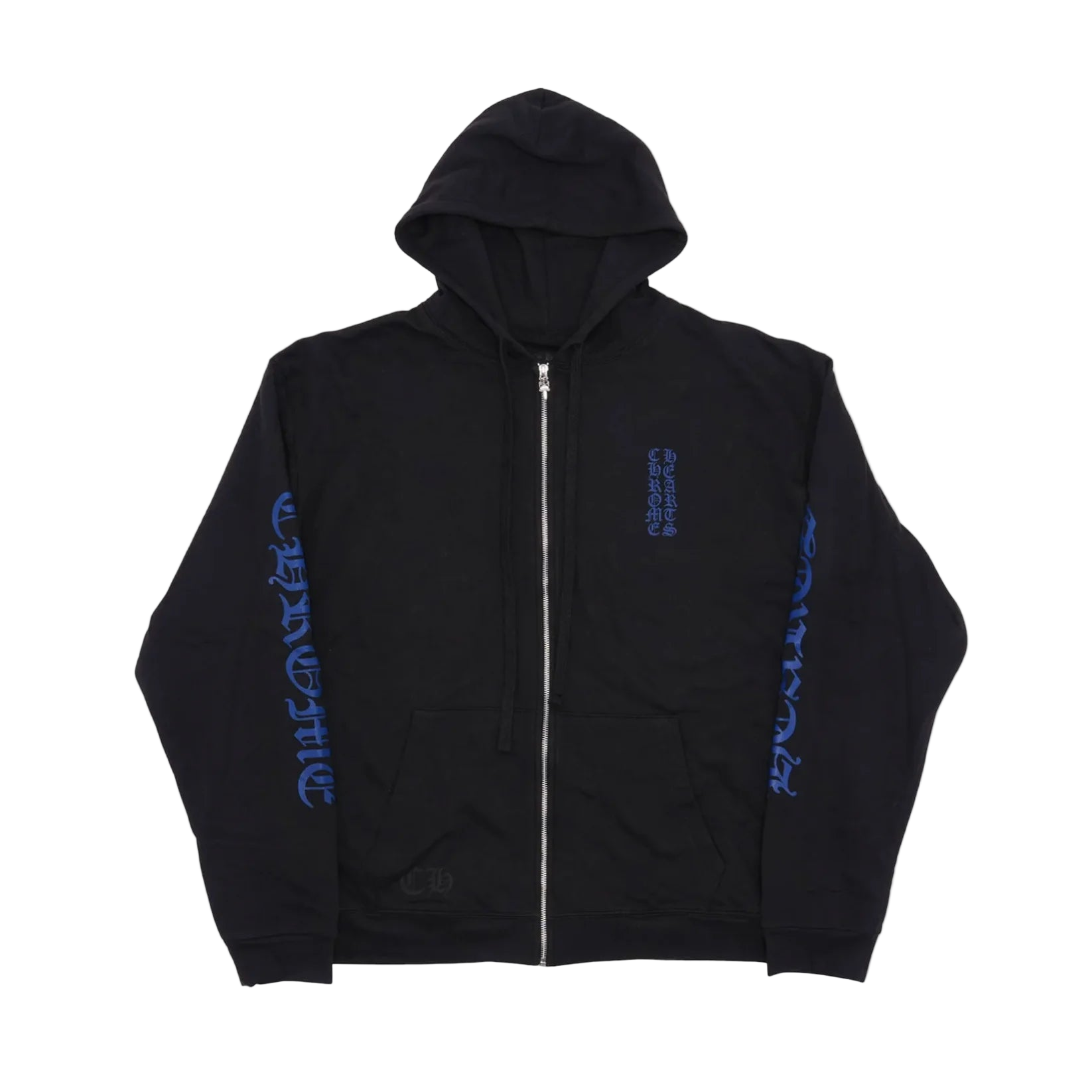 Chrome Hearts Thermal Lined Eyechart Logo Zip Up Hoodie