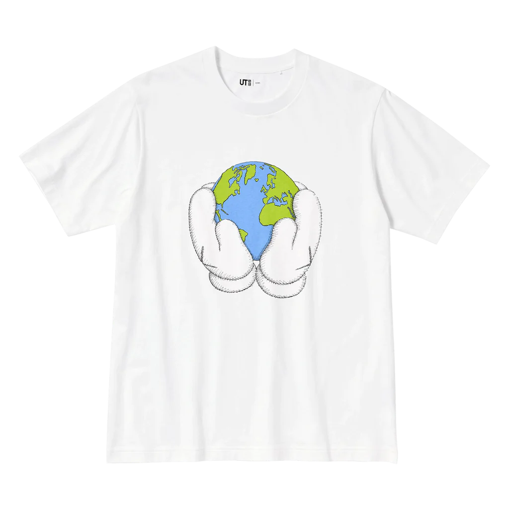 KAWS x Uniqlo Peace For All T-Shirt White