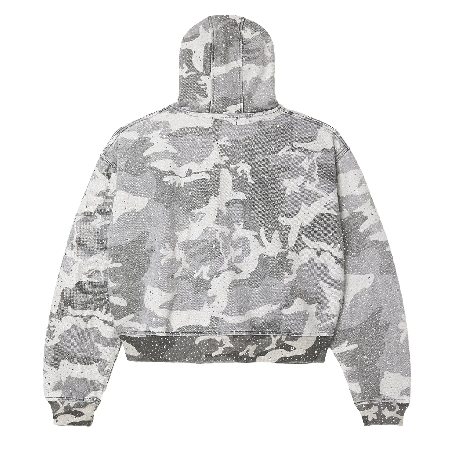 Crystal Rain Work Zip Up Sweatshirt Snow Camo