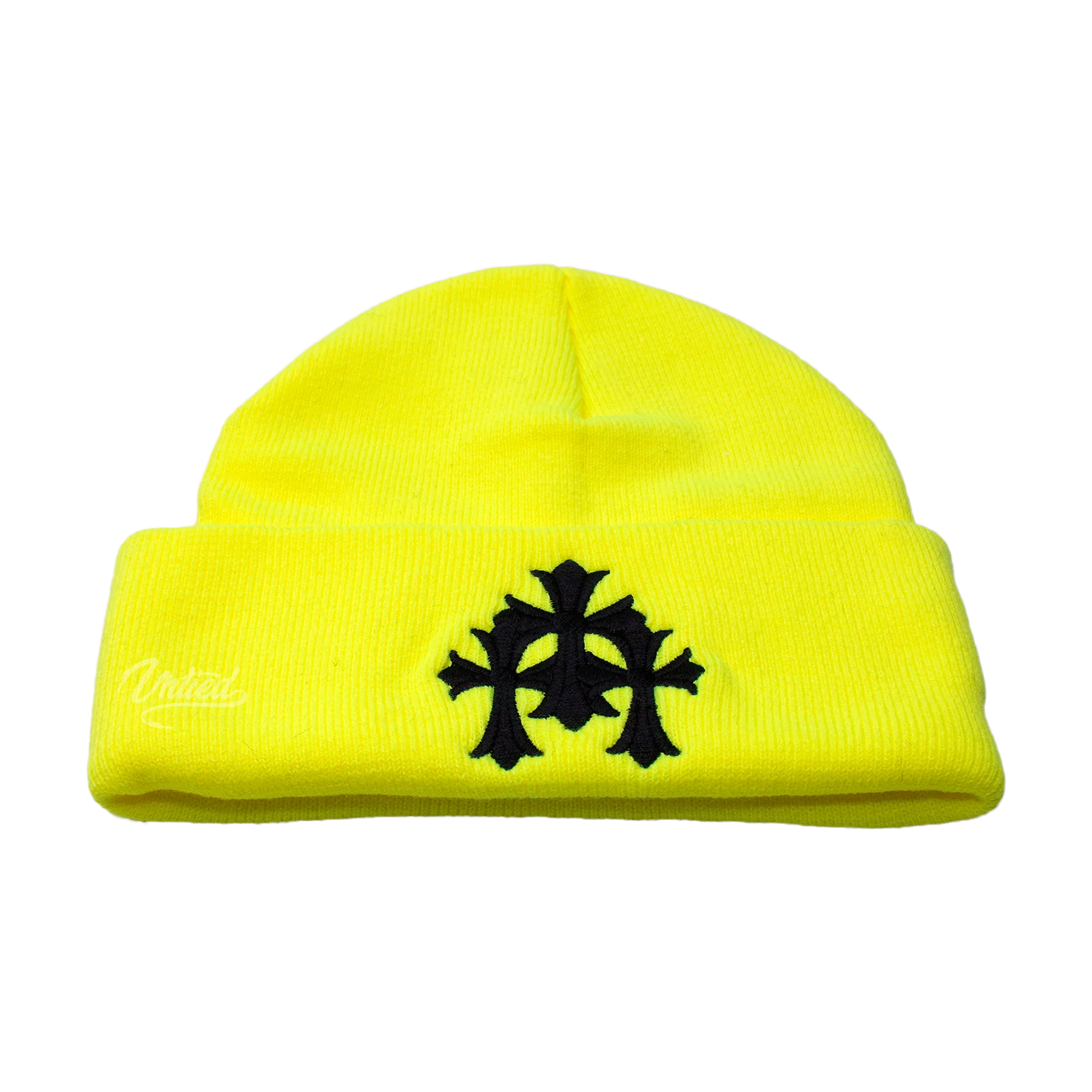 Triple Cross Beanie Neon/Black