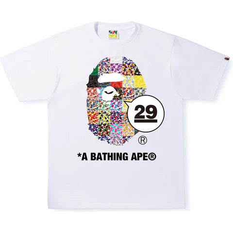29th Anniversary Ape Head Tee White