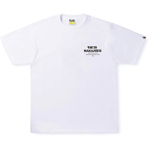 Japan Culture Kanji Ape Head Tee White