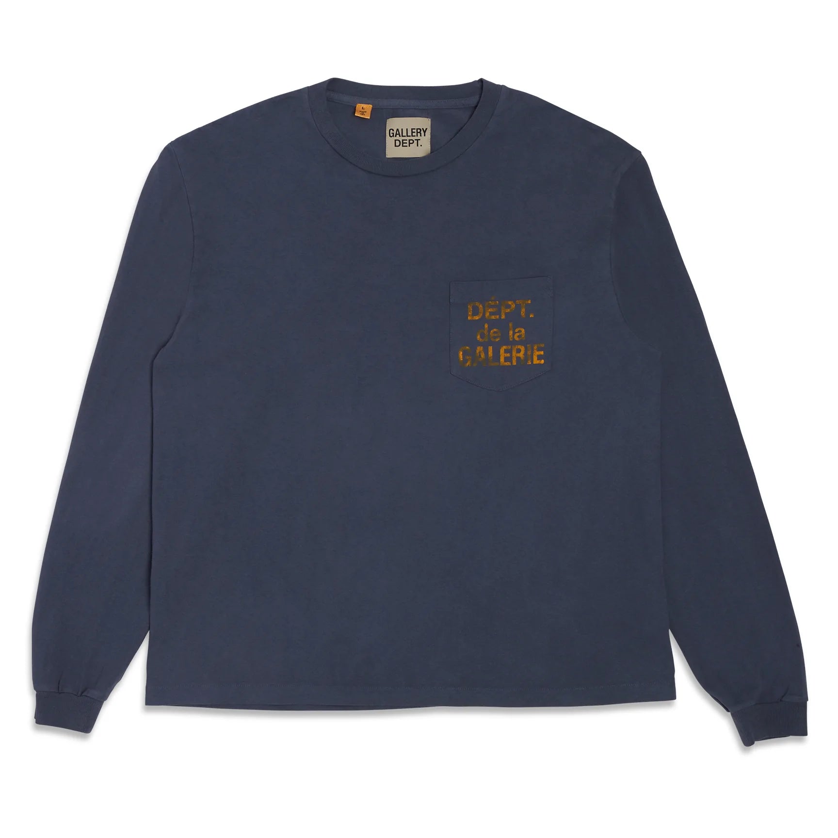 French Logo L/S Tee Navy