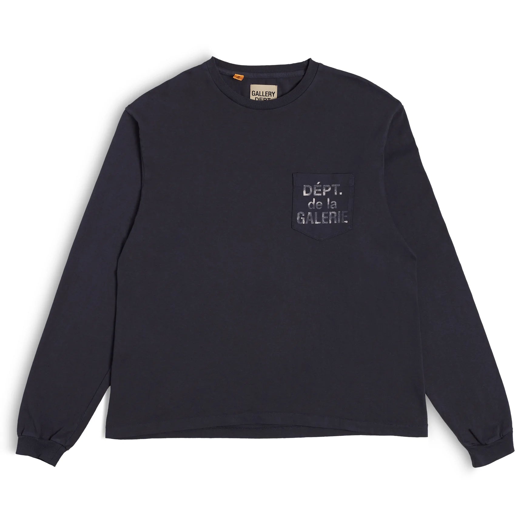 French Logo L/S Tee Black