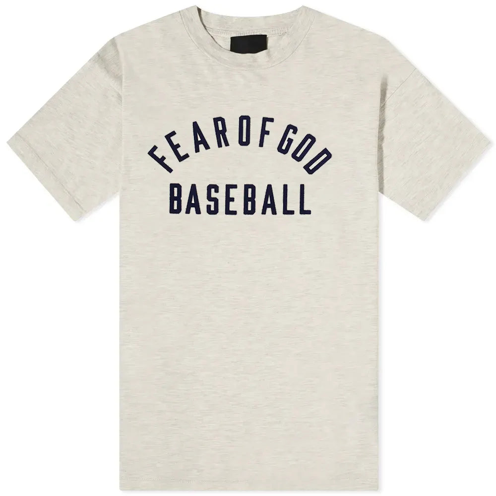 Seventh Collection Baseball Tee Cream Heather/Navy