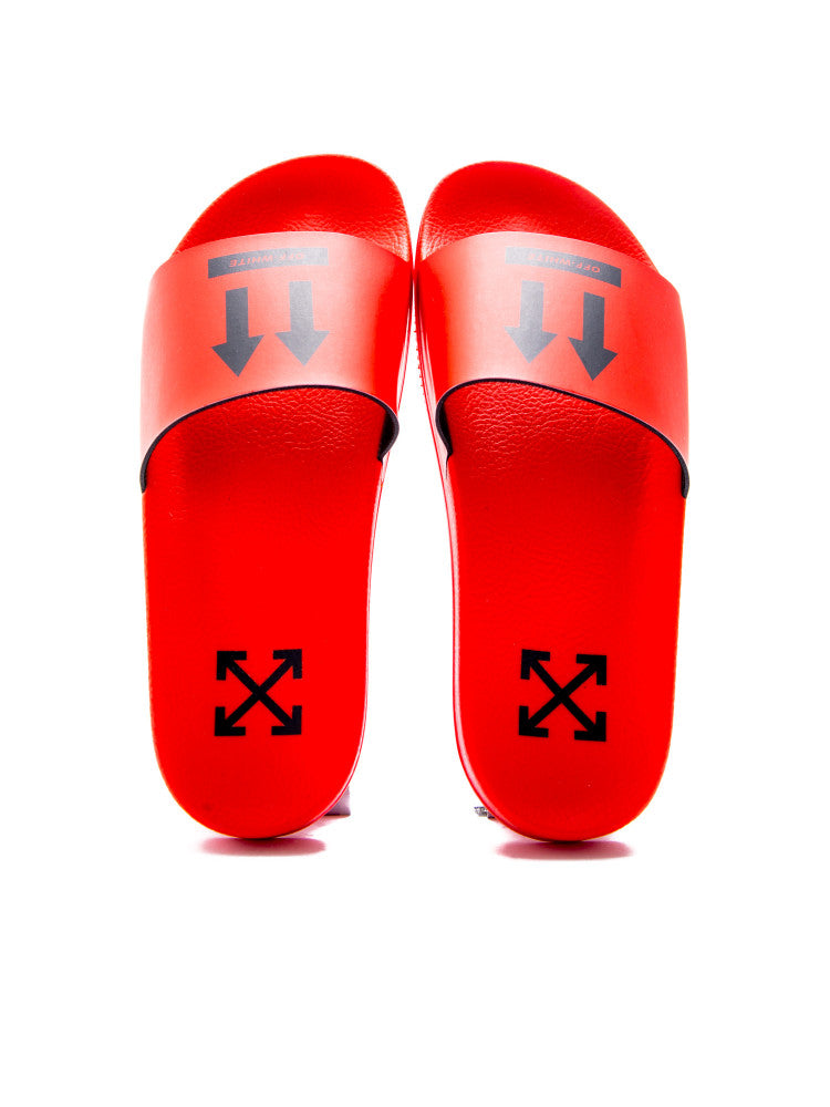 Off-White Double Arrow Slide Red