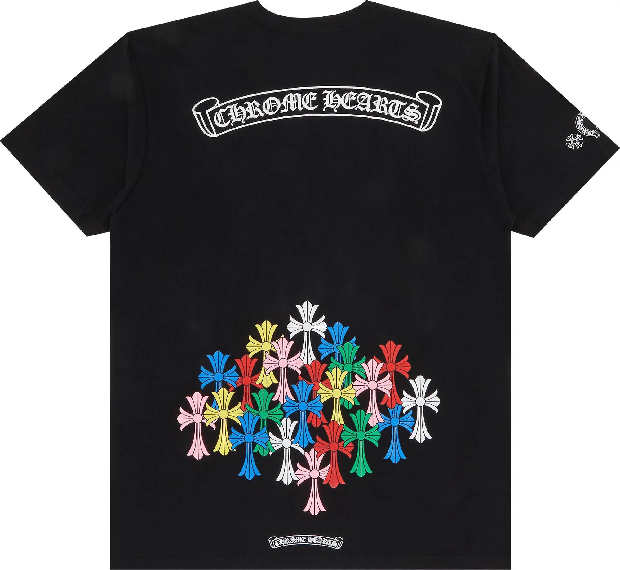 Multi Color Cross T-shirt Black