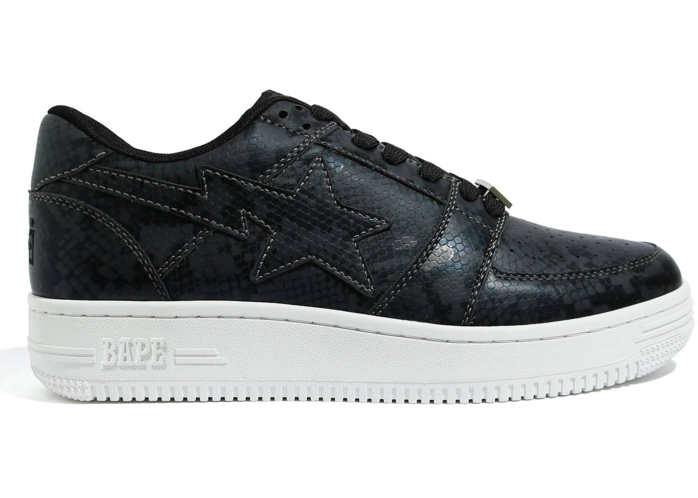 A Bathing Ape Bapesta Snakeskin Black (2020)