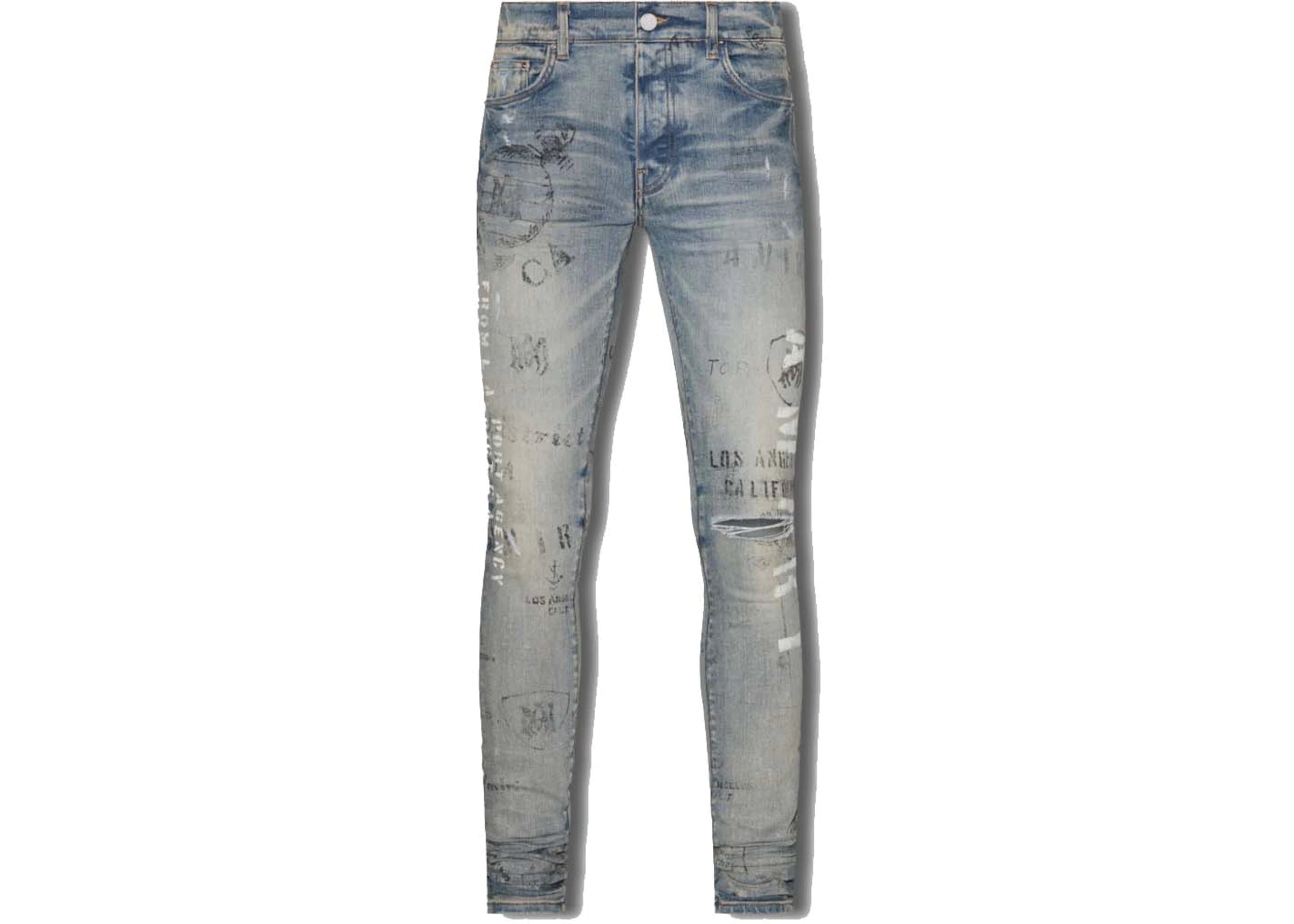 Military Stencil Jean Clay Indigo