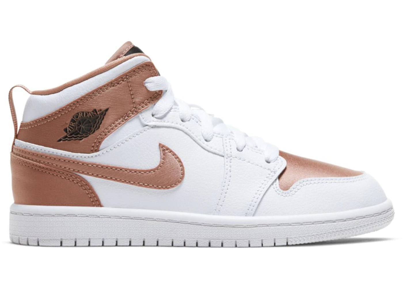 Air Jordan 1 Mid White Rose Gold (PS)