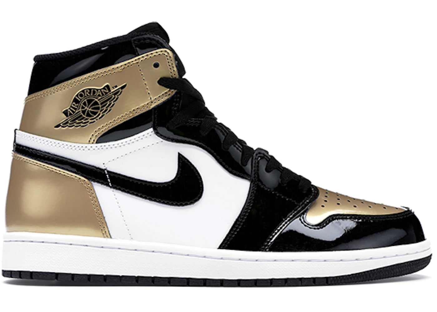 Jordan 1 Retro High NRG Patent Gold Toe