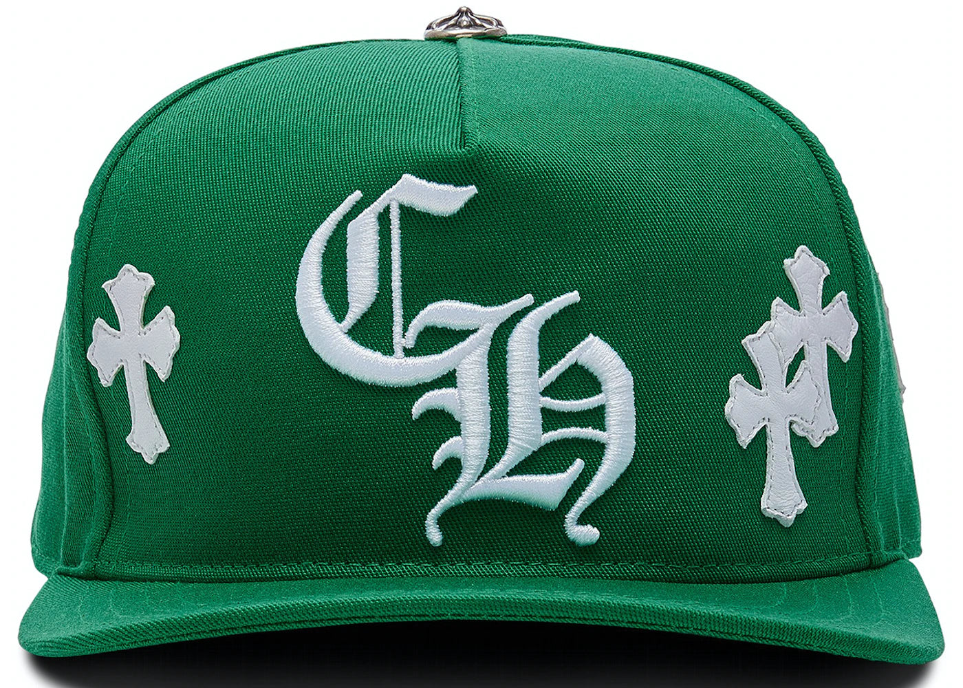 Cross Patch Baseball Hat Green