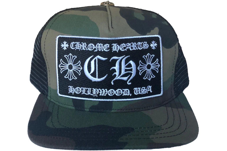 CH Hollywood Trucker Hat Camo/Black