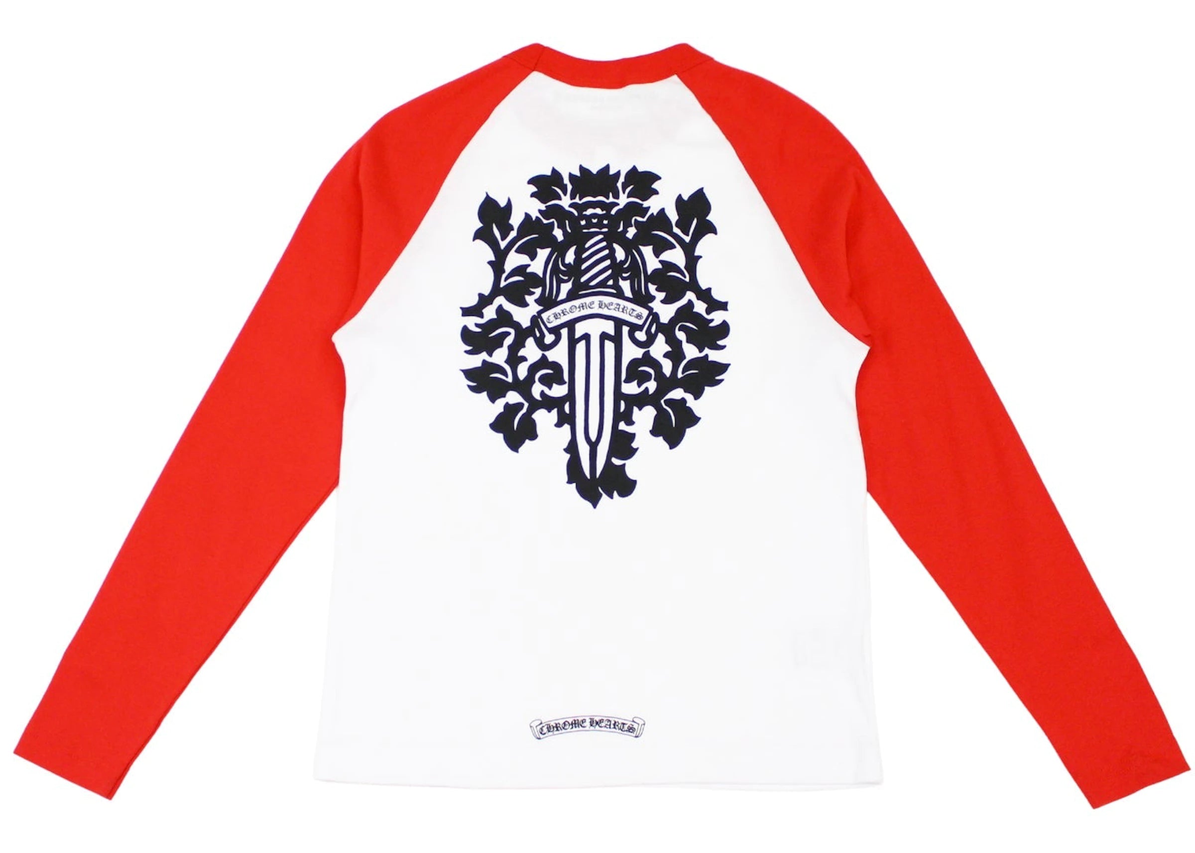 Dagger Baseball Shirt White/Red