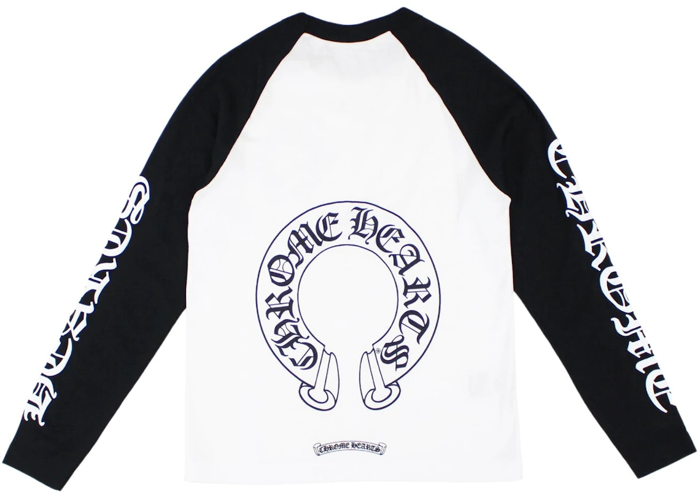 Horseshoe Baseball Shirt White/Black