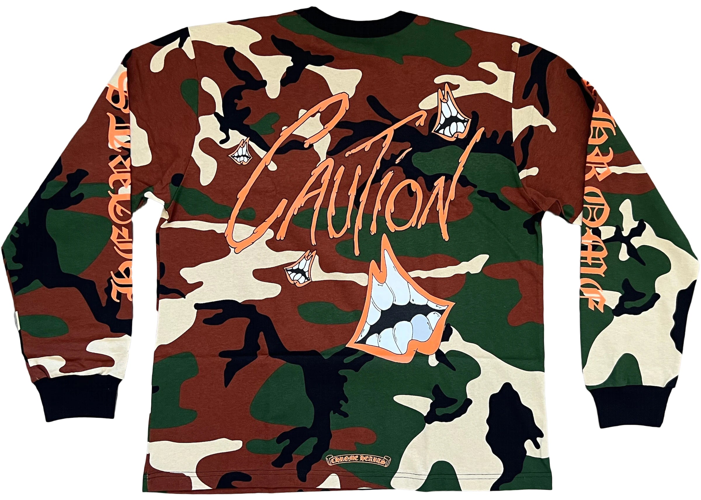 Matty Boy Caution L/S T-shirt Camo