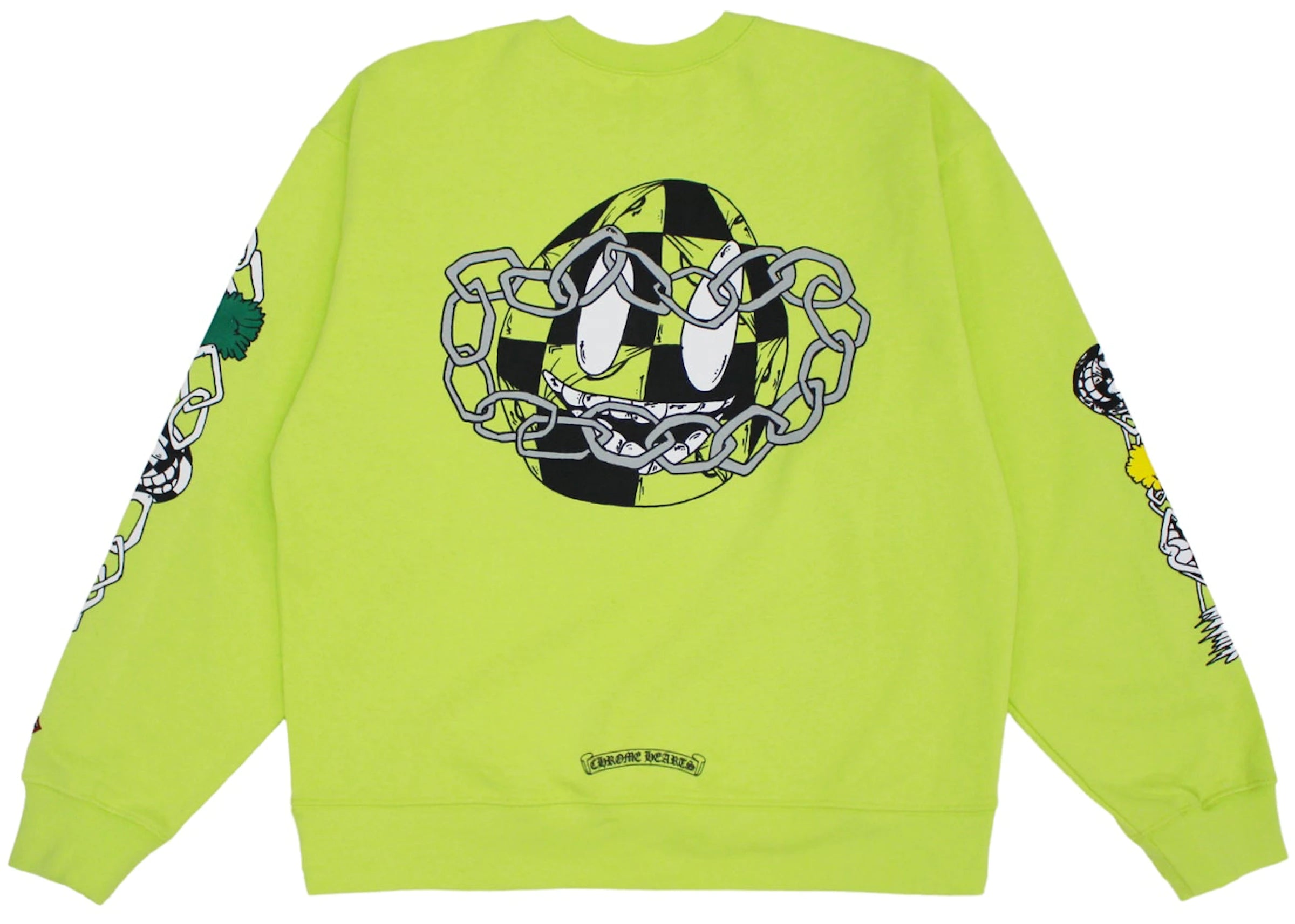 Matty Boy Link Crewneck Sweatshirt Lime Green