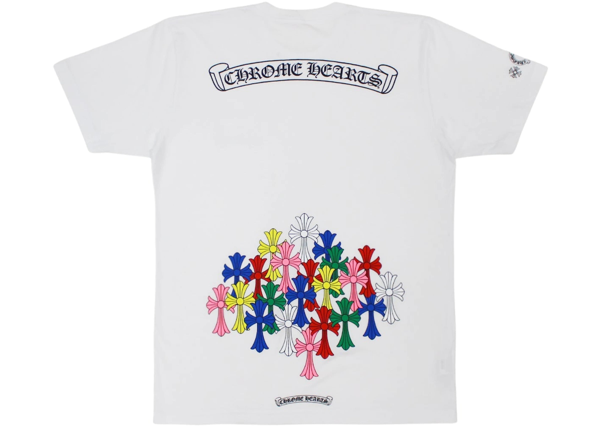 Multi Color Cross T-shirt White