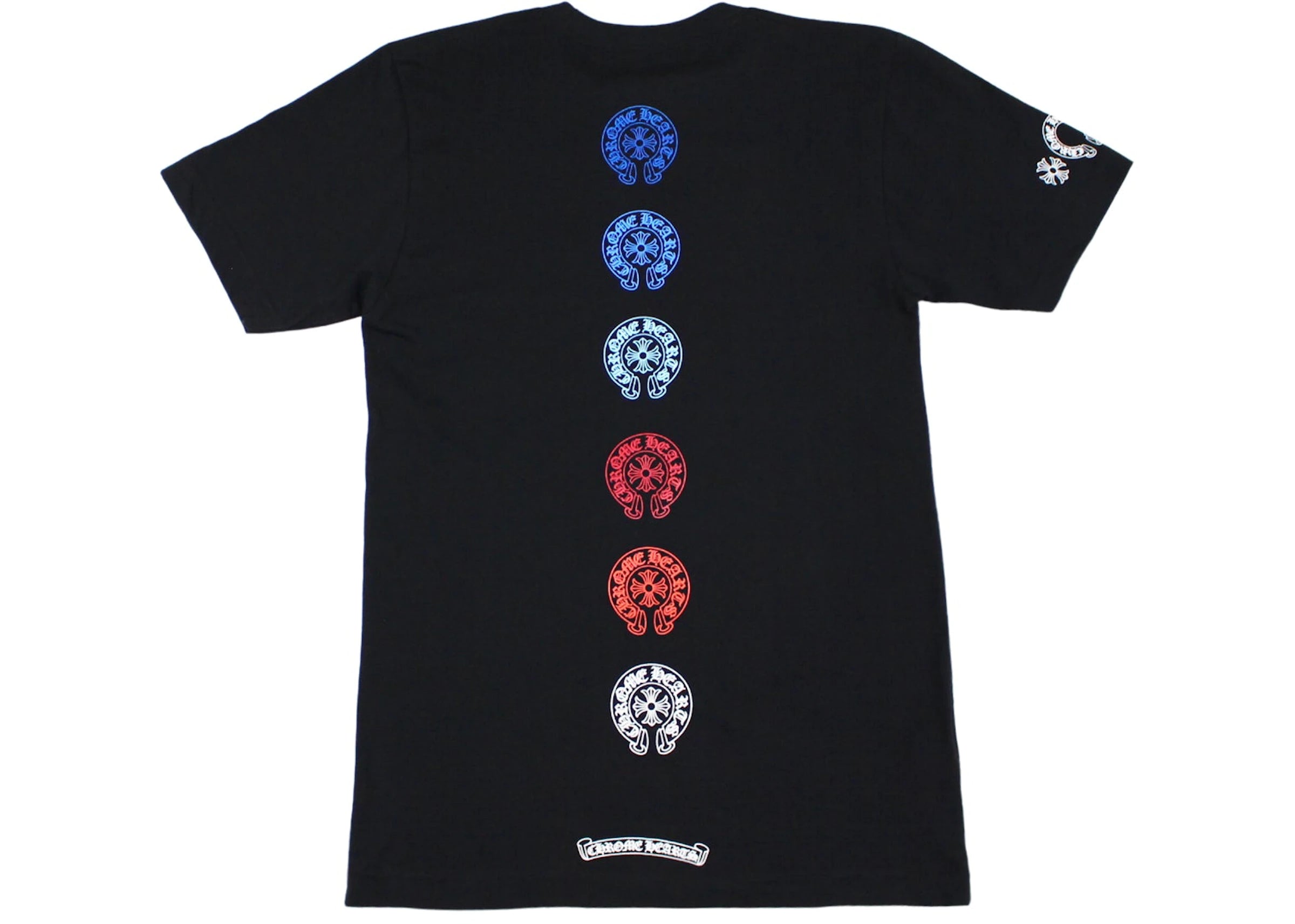 Multi Color Horseshoe T-shirt Black