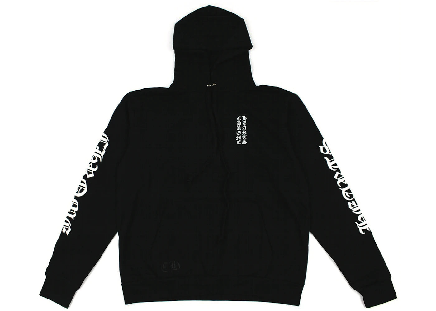 Vertical Logo Hoodie Black