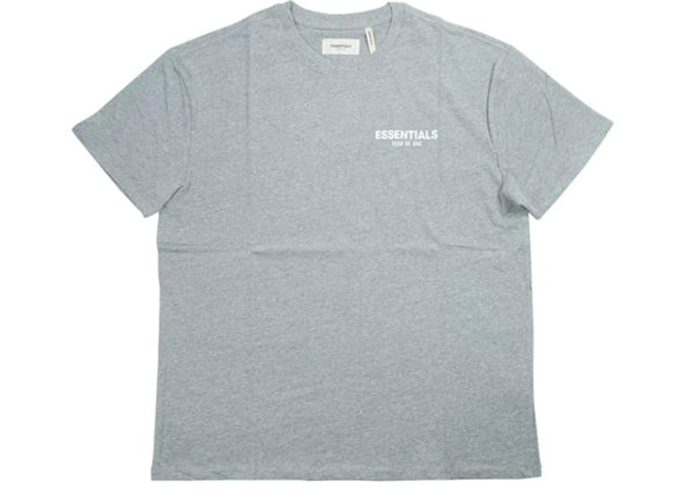 Essentials Boxy Logo T-shirt Grey