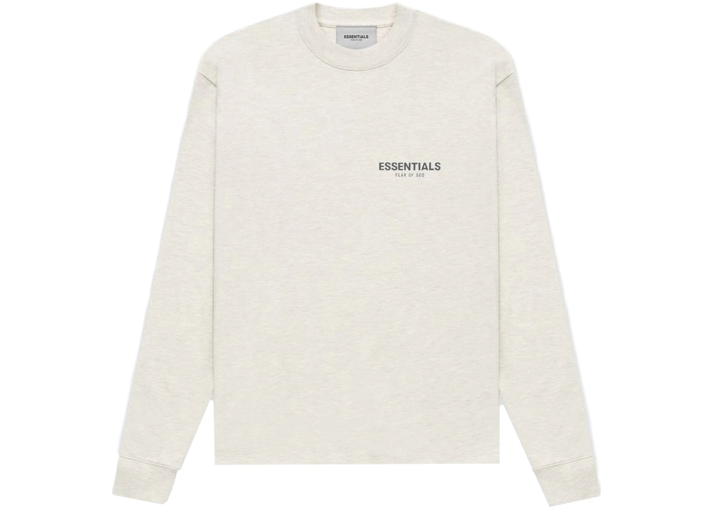 Essentials L/S T-shirt Light Heather Oatmeal