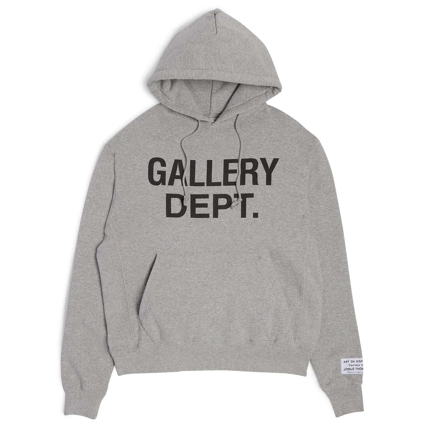 Center Logo Hoodie Heather Grey