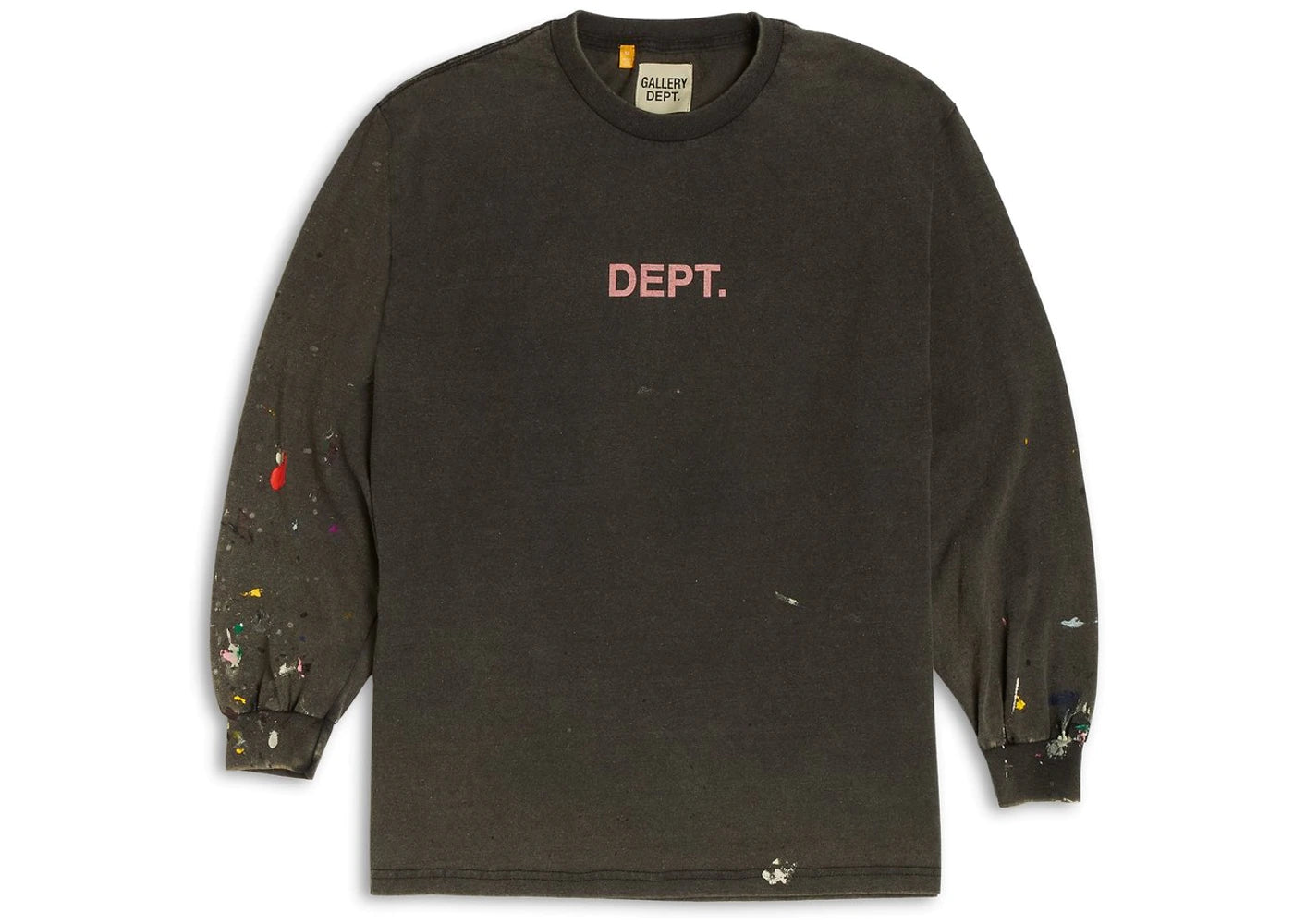 Paint L/S Tee Black