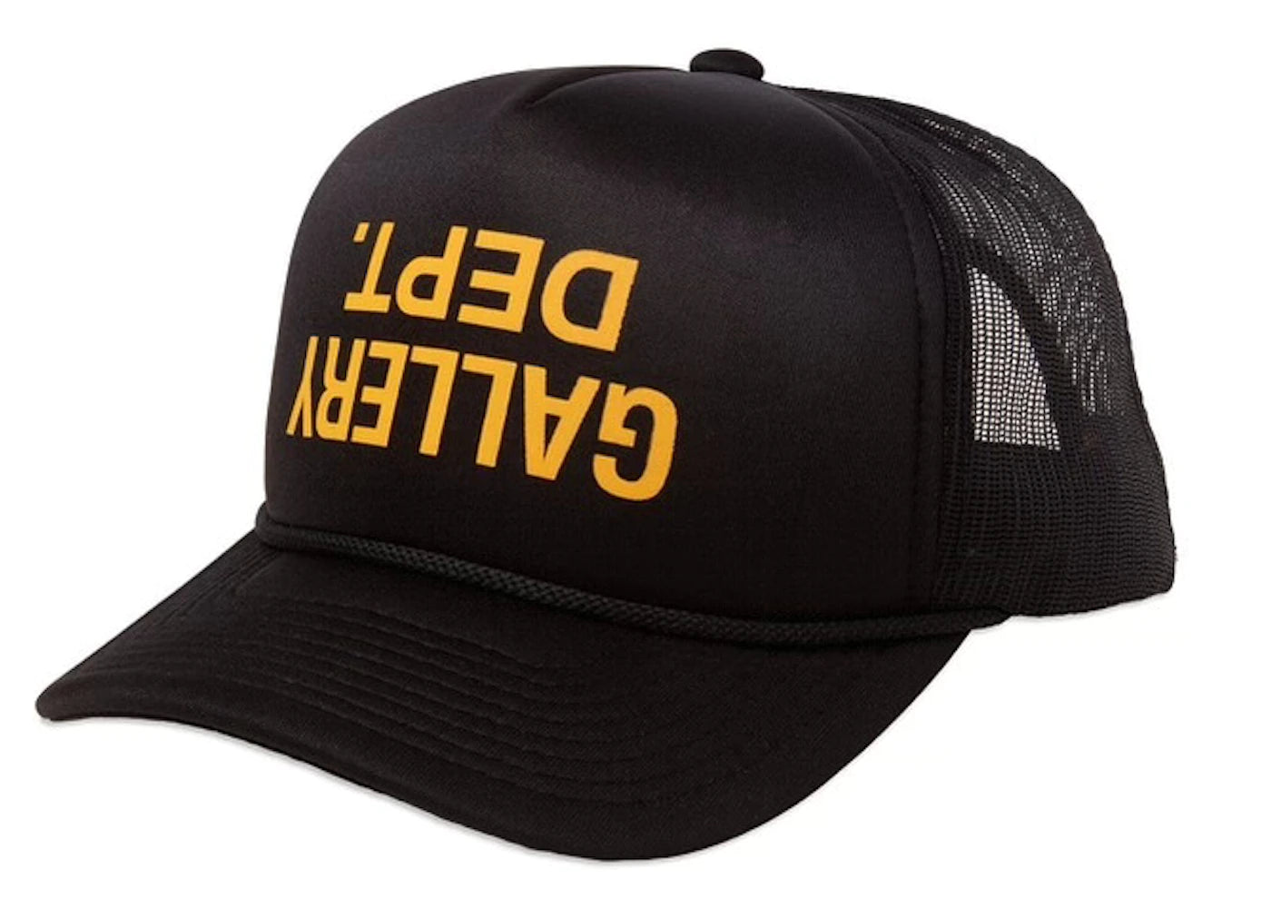 Souvenir Trucker Hat Upside Down Black/Yellow