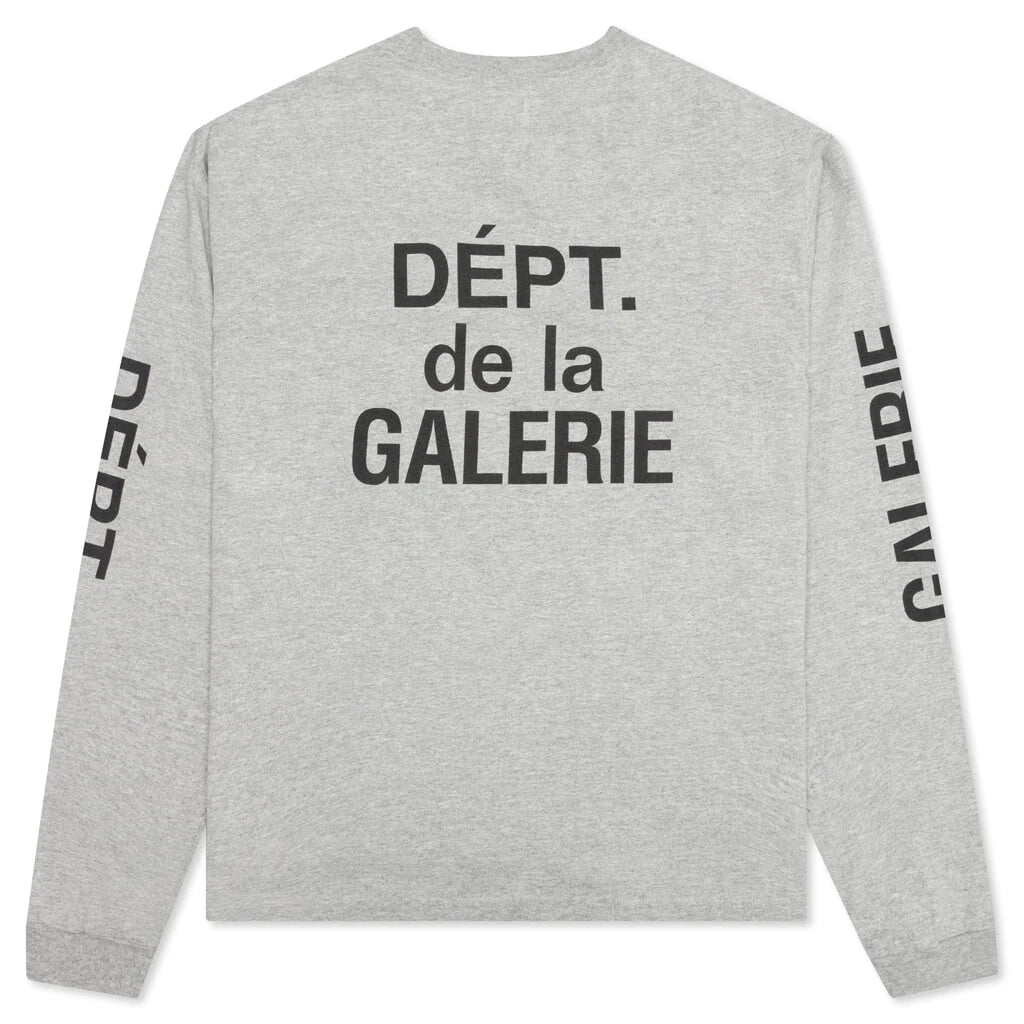 French Collector Logo L/S Tee Grey